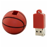 Basketball Shaped PVC USB Flash Drive