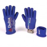 Promotional PVC Gloves Shaped USB Flash Drive