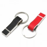 Leather USB Flash Drive with keyring
