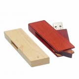 Swivel Wooden USB Flash Drive